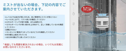 AIRROBO HU450 加湿器 卓上 加湿量最大300ml/h 4.3L大容量 28畳対応 26dB 静音 超音波式 43時間連続稼働 上から給水 次亜塩素酸水対応 お手入れ簡単 ミスト量3段階調整 空焚き防止 水漏れ防止 乾燥対策 加湿機 AIRROBO(エアロボ) (Large) ホワイト